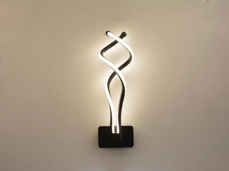 Postmodern simple and creative acrylic wall lamp for bedroom sittingroom etc.