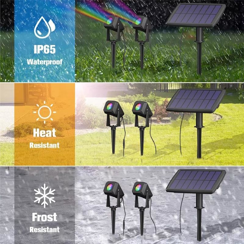 85RA RGB Colored Outdoor Spotlights Multiscene Remote Control
