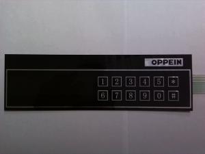China Flexible PC / PET Waterproof Tactile Membrane Switch Keyboard wholesale