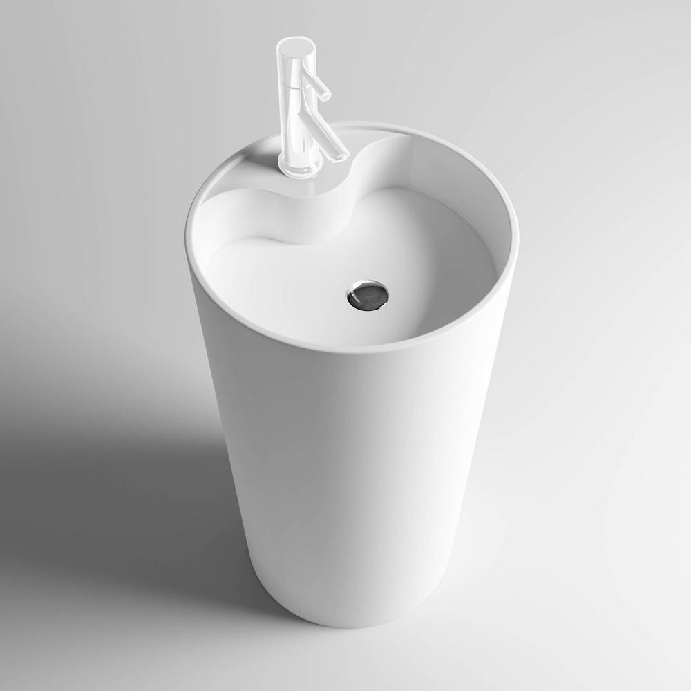 Modern Design Freestanding Bathroom Basin UV Resistant Eco Friendly