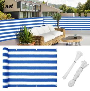 China Commercial Balcony Fence Cover Anti Dust Balcony Privacy Fence 100GSM - 200GSM wholesale