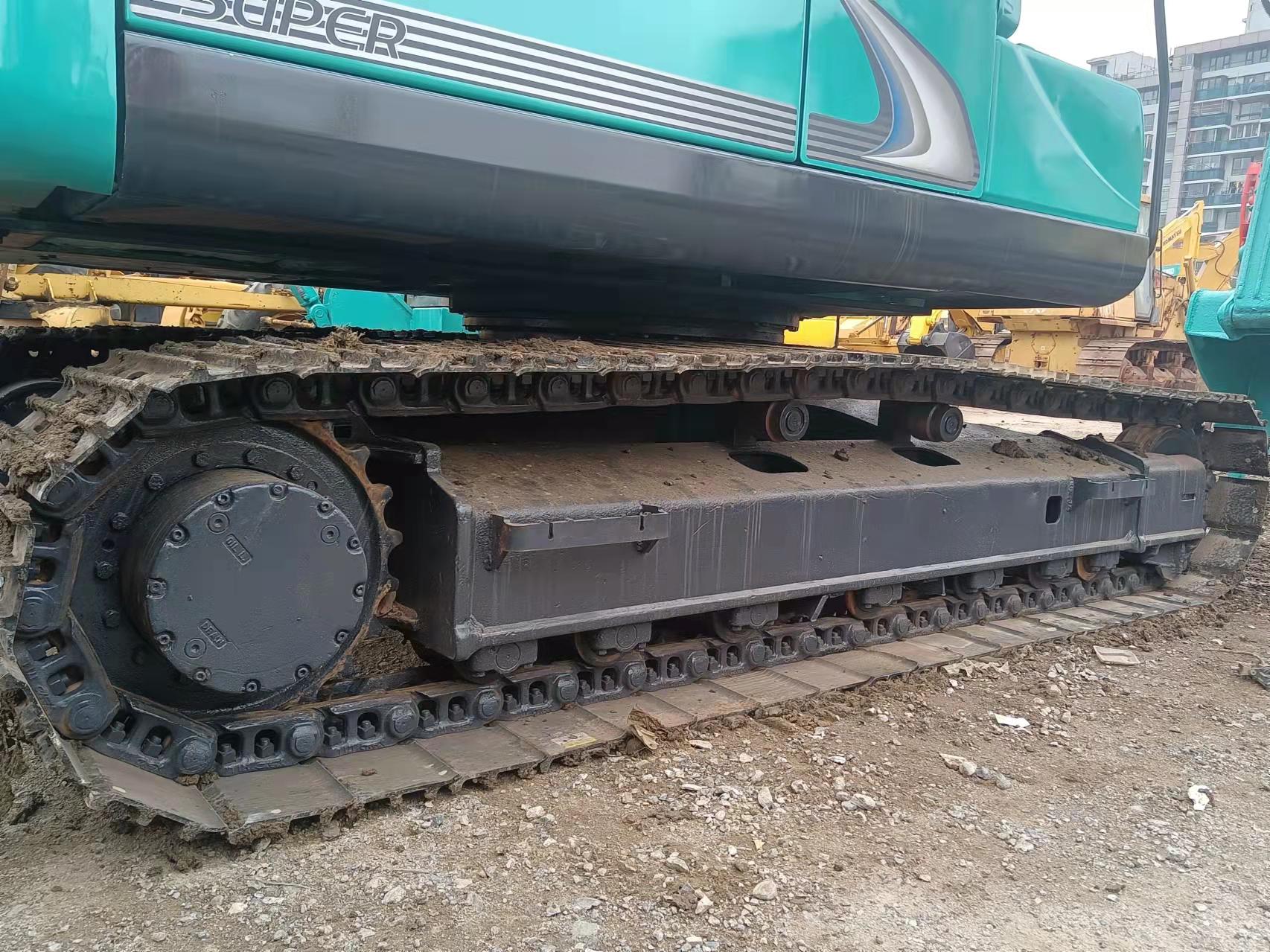 Low Hours Blue Custom Kobelco Excavator 14 Ton 0.57m3 Bucket Capacity