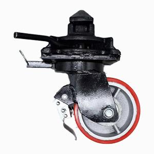 China 3 Inch PU Wheel Casters Shipping Container Castors wholesale