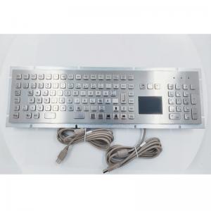 China Ip65 Rugged Keyboard With Touchpad Rear Mounting on sale