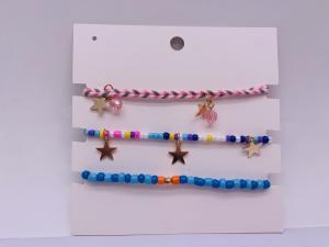 China Multiple Beaded Ladies Fashion Bracelets Multicolor Lightweight wholesale