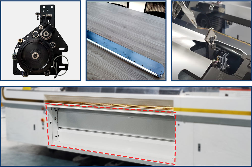 1.6KW Computerized Flat Bed Knitting Machine 5/7G With Three System
