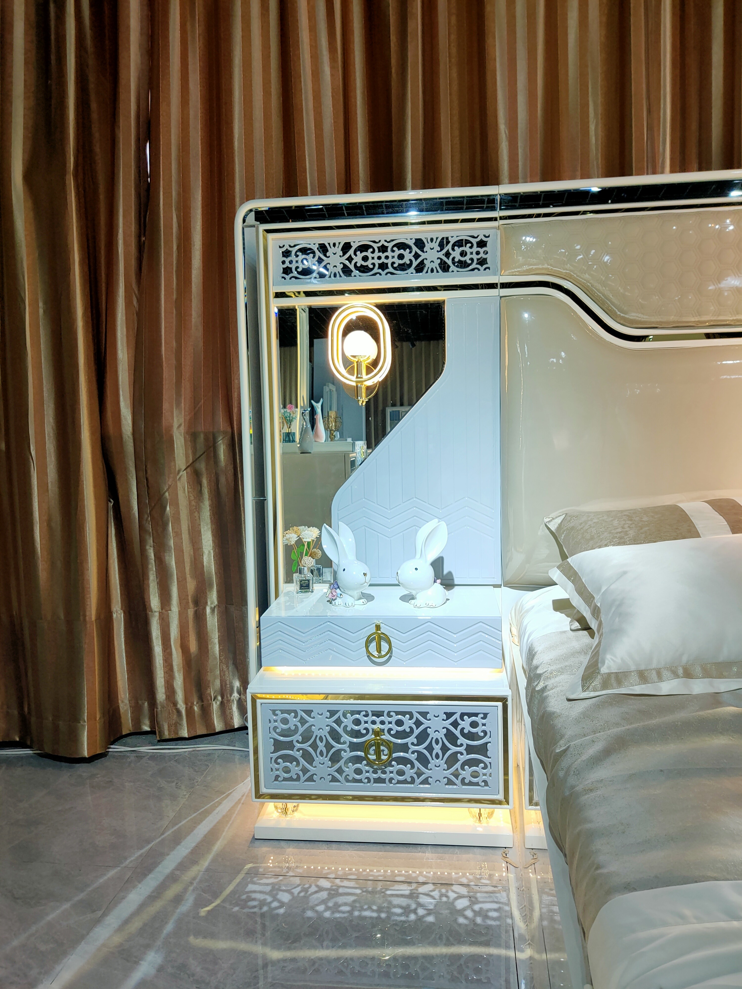 Luxury Bedroom Furniture Sets King Size Beds Sets Modern Double Full Size
