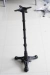 Black Color Bistro Table Legs Cast Iron Dining Table Legs 12 Month Warranty