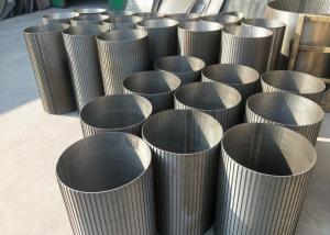 China Stainless Steel Wedge Wire Screen Anti Corrosion wholesale