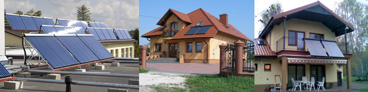 Solar Panel Collector System Pressurized Solar Collector with Heat Pipe
