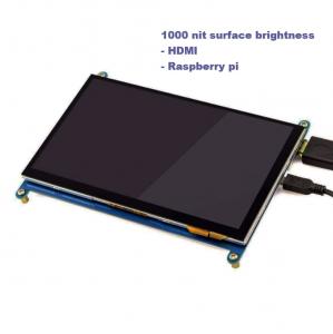 China Raspberry PI 7 Inch HDMI TFT LCD Display With Capacitive Touch Screen wholesale