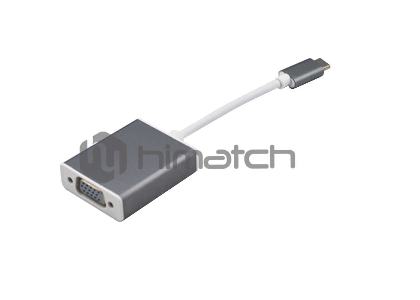 OEM USB 3.1 Type C Cable / USB C To VGA Female Adapter Cable For DLP Projector