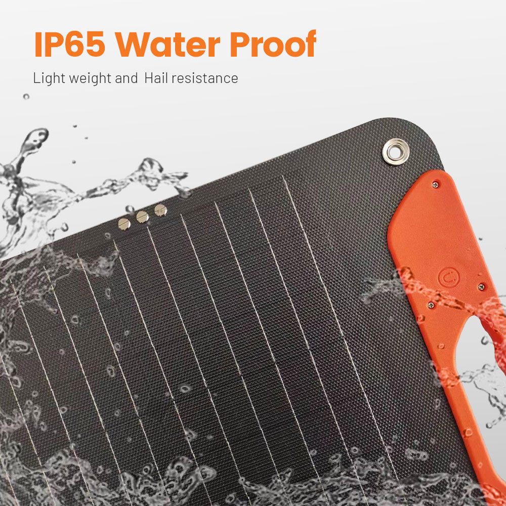 Mono Crystalline Portable 120W Folding Solar Panel With ETFE Front Cover