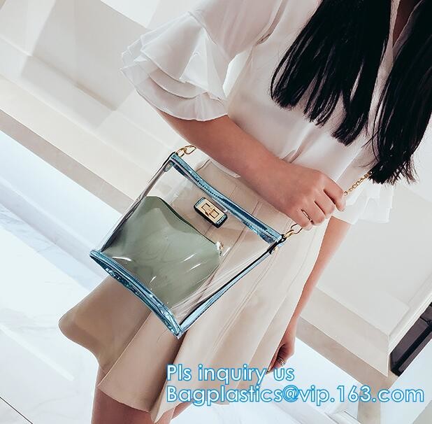 420D PVC Travel pouch shopping shoulder bag large capacity beach bag, handled PVC non-woven shopping bags, handle handy