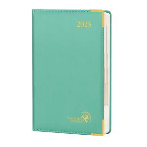 China 365 Days 80gsm Paper A5 Green Daily Planner 2023 Customization Daily Schedule wholesale