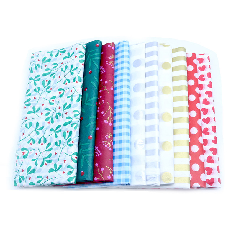 17gsm White Tissue Paper 20x30 Frosted Flower Wrapping Paper