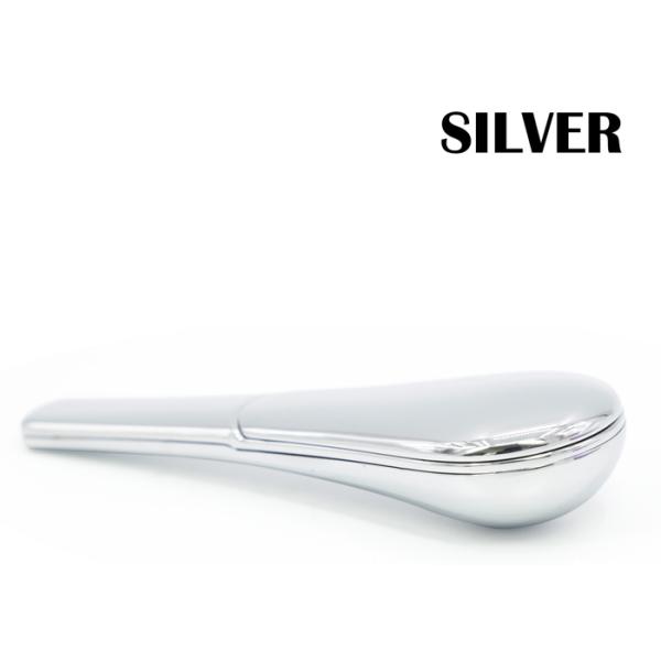 Detachable Spoon Ladle Dry Herb Pipe Zinc Alloy Anodized 24 Mm / 0.94 Inches