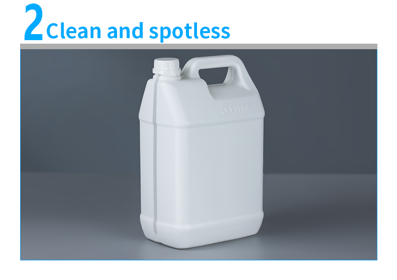220G Square HDPE Bottle Empty 5l Containers Acid Alkali Resistant