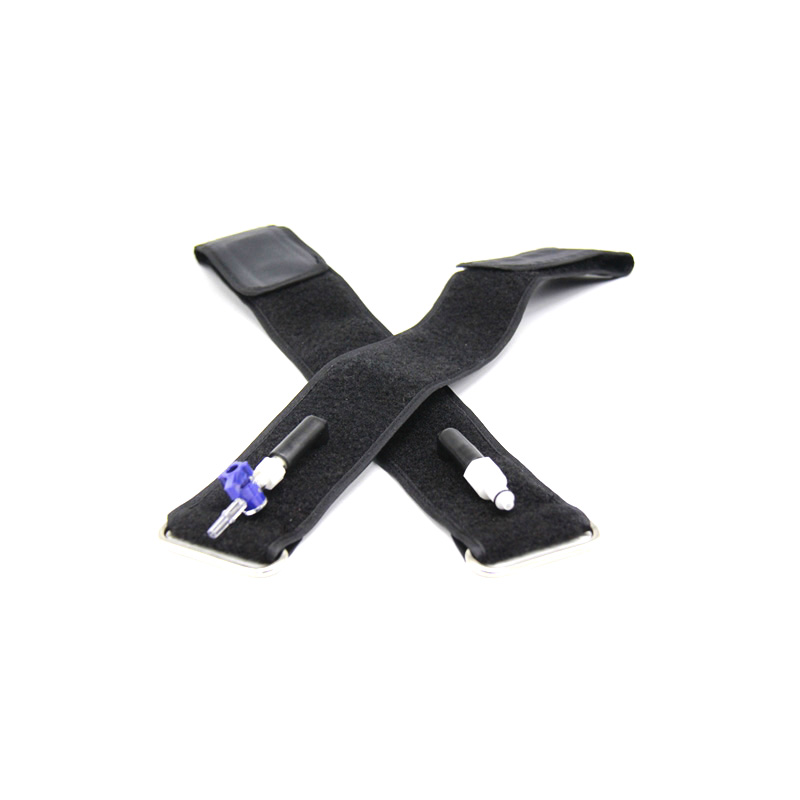 Single Portal Power Wrap Athletic Support with Adjustable Blood Flow Restriction Bands