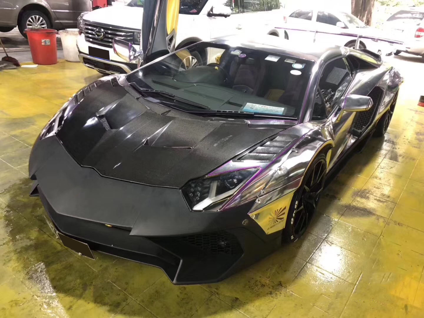 High Quality Carbon Fiber Cover Aventador Carbon Fiber Machine Cover LP700 LP720 Engine Hatch Cover