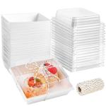Convenient Takeaway Bento Box for Fast Food Restaurants Made of Food Grade Kraft