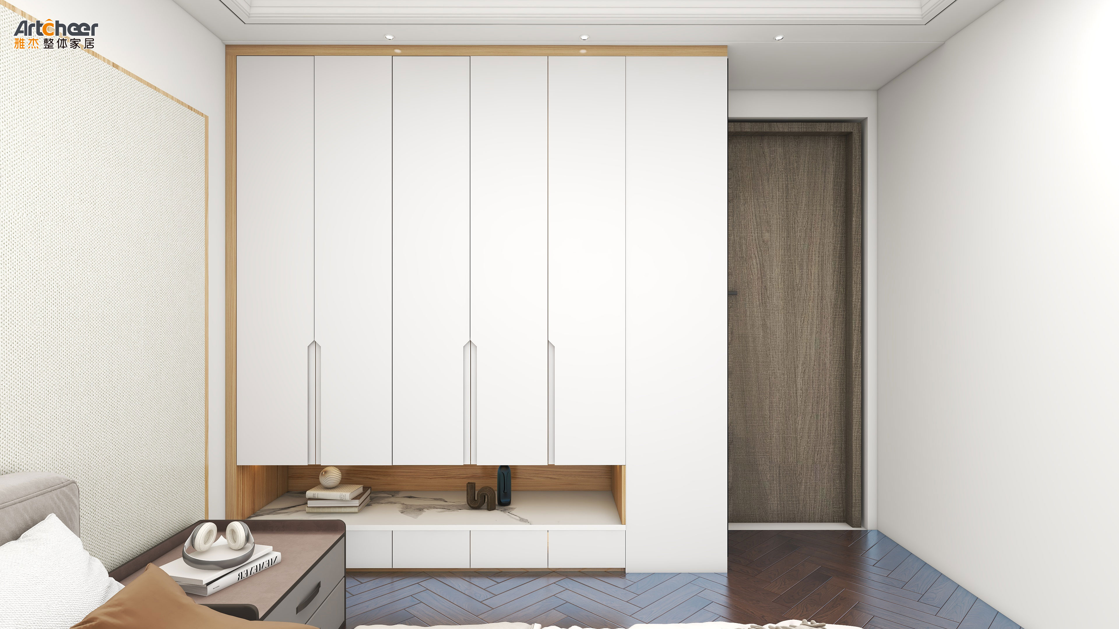 Modern Mdf Walk In Closet Wardrobe The Perfect Addition to Your Bedroom Furniture