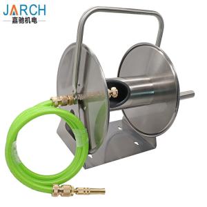 China Heavy Duty Garden Ground Stainless Steel Retractable Hose Reel 100m wholesale