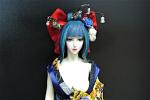 Ancient Style Japanese Anime Figures Real Clothes For Collection 35*6*4cm
