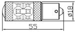 XYLL-1462-60W 1156-bulb