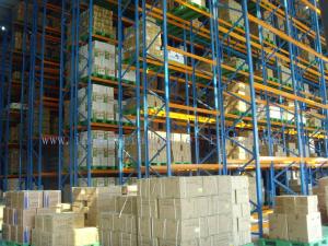 China Very Limited Aisle Forklift Industrial Shelving Units wholesale