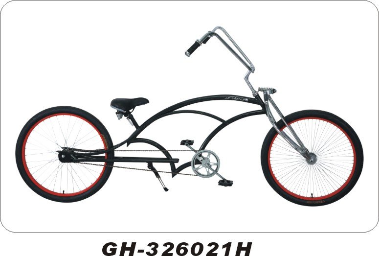 Men's 26'' Low Rider Bicycle Beach Cruiser Bicycle Passed CE for by Steel Fork