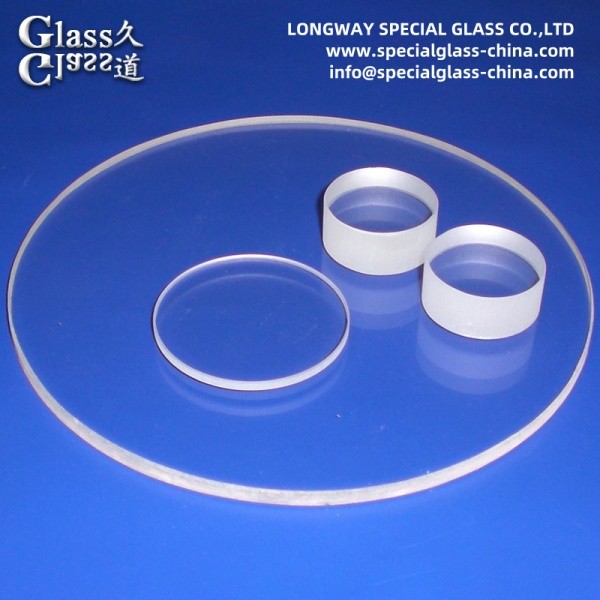 Round Flat Fused Silica Optical Window For High Power Laser And Optical Communication