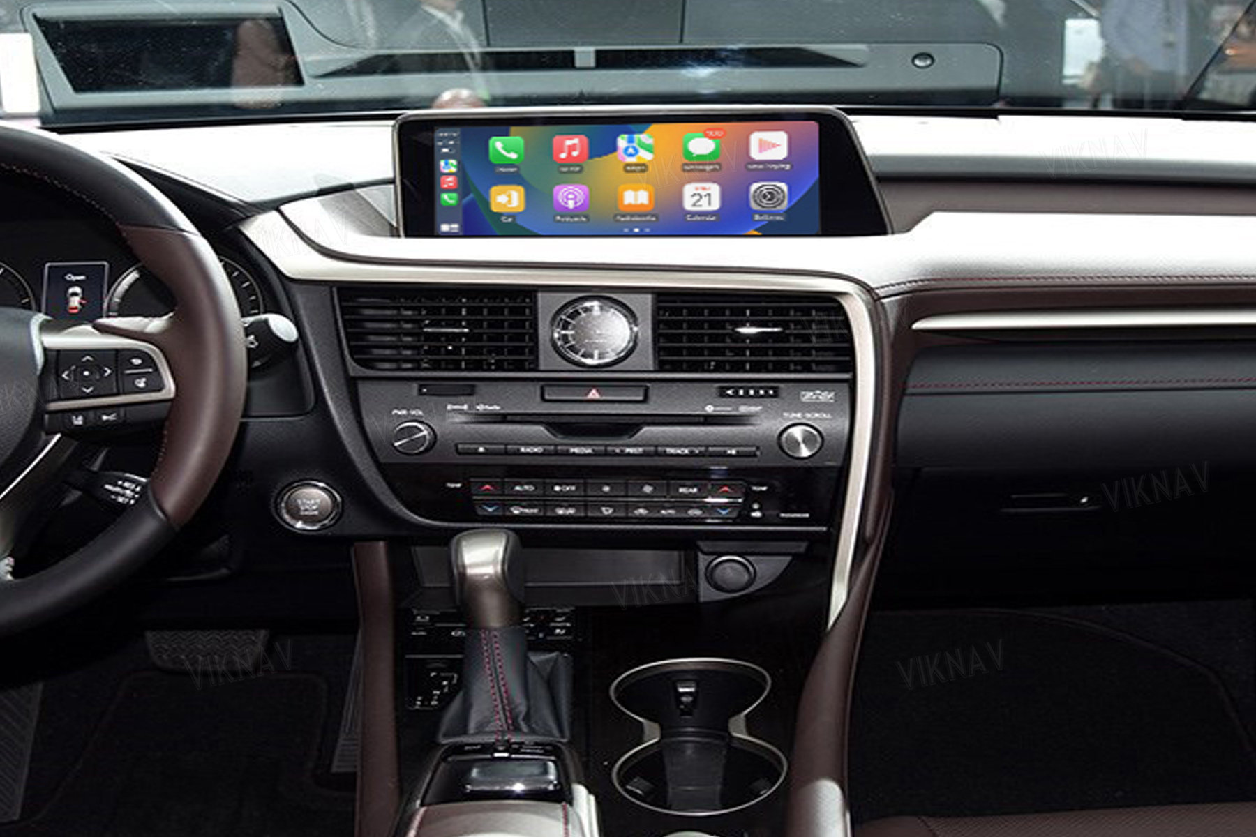 Viknav Fit For Original Car 12.3 Inch Screen Linux System For Lexus RX 2016 2017 2018 2019 Wireless Apple CarPlay Androi