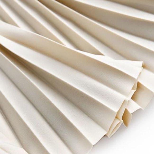 ISO Woven Cloth Textile Fabric Pleat Paper White A4 62gsm For Bedding Wedding