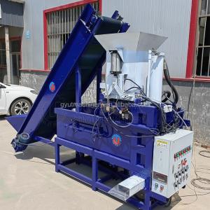 China Tractor Trailed Electric Motor Wood Sawdust Baler Machine for Bedding Compressing wholesale