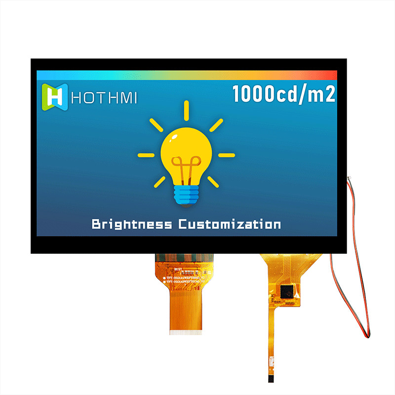 10.1 Inch 1024x600 LVDS IPS Sunlight Readable TFT LCD Module With Pcap Monitor