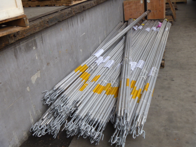 Container Lashing Equipment Operating Rod Aluminum Twist Lock Telescopic Tube Sample Provided with Lashing Bar