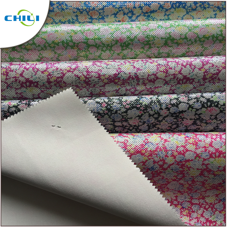 Wiped Clean Printed Faux Leather Fabric Fade Resistant Consistent Color