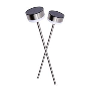 China Solar Powered Outdoor Lawn Lights IP65 Weatherproof Stainless Steel Base 80Lm wholesale