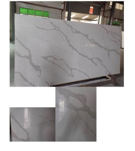 China 3200x1600MM Calacatta Quartz Surface Stone For Kitchen Countertops wholesale