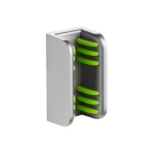 China Protective Toughened Glass Door Fittings Pulley Positioning Block wholesale