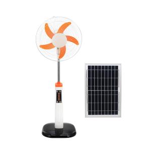 China Detachable Solar Powered Outdoor Fan Reinforced Base For Outdoor Picnic wholesale