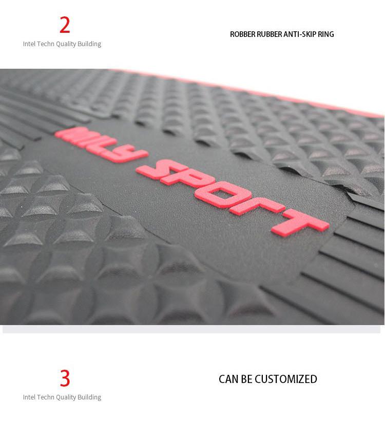 H25MM 6.8kg TPE Aerobic Step Up Platform Multifunctional Aerobic Deck For Home Gym