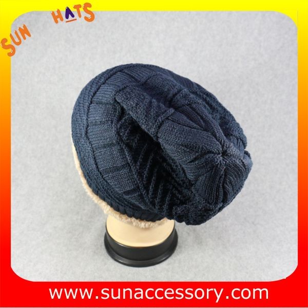 AK17018 Sun Accessory advertising winter knitted beanie hats for mens,Logo can be added