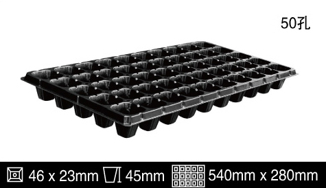 72 cells vacuum forming vegetable fruit nursery seed plastic trays