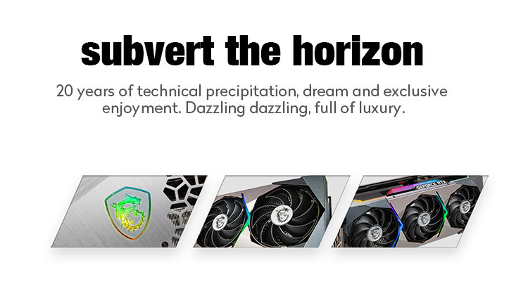 RoHS Computer Graphics CardGeForce RTX 3090 Ti SUPRIM X 24G Smart Learning