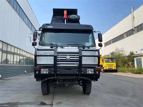 Left Steering 70t Load SINO HOWO Dump Truck Steel Structure For Africa Market