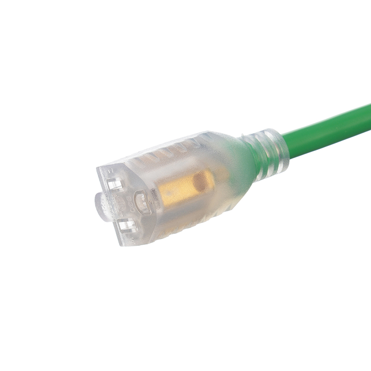 16 Gauge Extention Cord ETL 3 Pin Heavy Duty Electrical Extension Cord 100m for Outdoor 220V Power Cable US Length 10FT