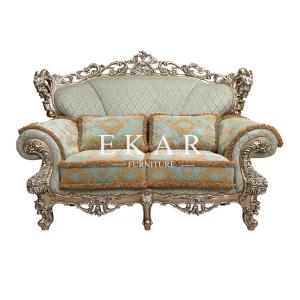 China Classic Saudi Arabia Sofa Settee Set Wood Frame Antique Sofa Set wholesale