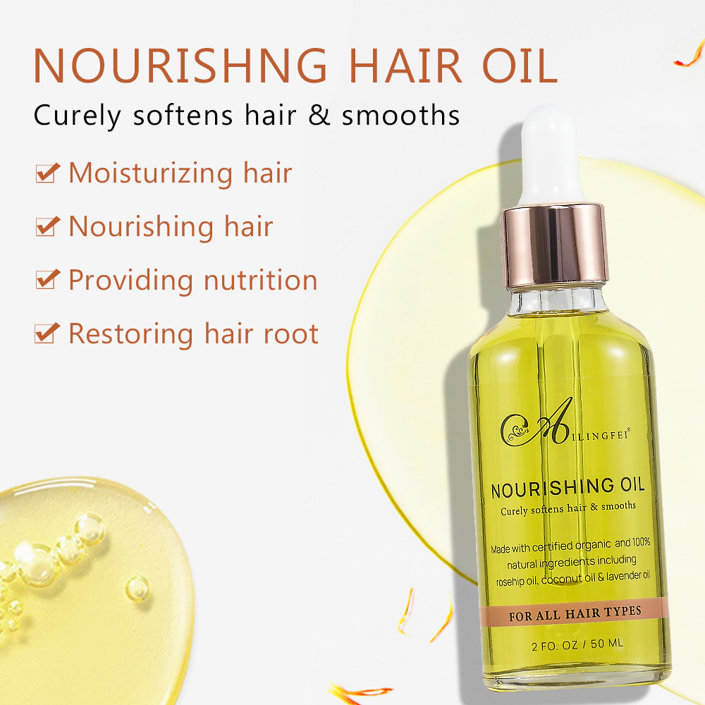 Private Label Natural Rosmary Castor Seed Ginger Root Lavender Massage Moisturizing Nourishing Hair Oil